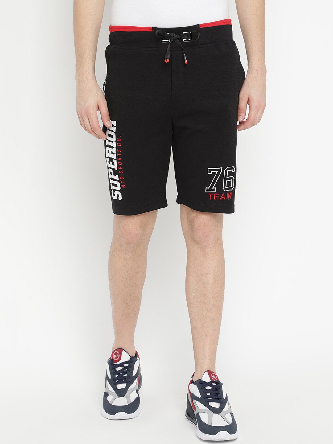 

V2 Value & Variety Men Black Cotton Regular Shorts