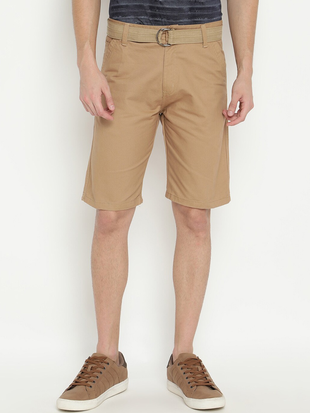 

V2 Value & Variety Men Beige Chino Shorts