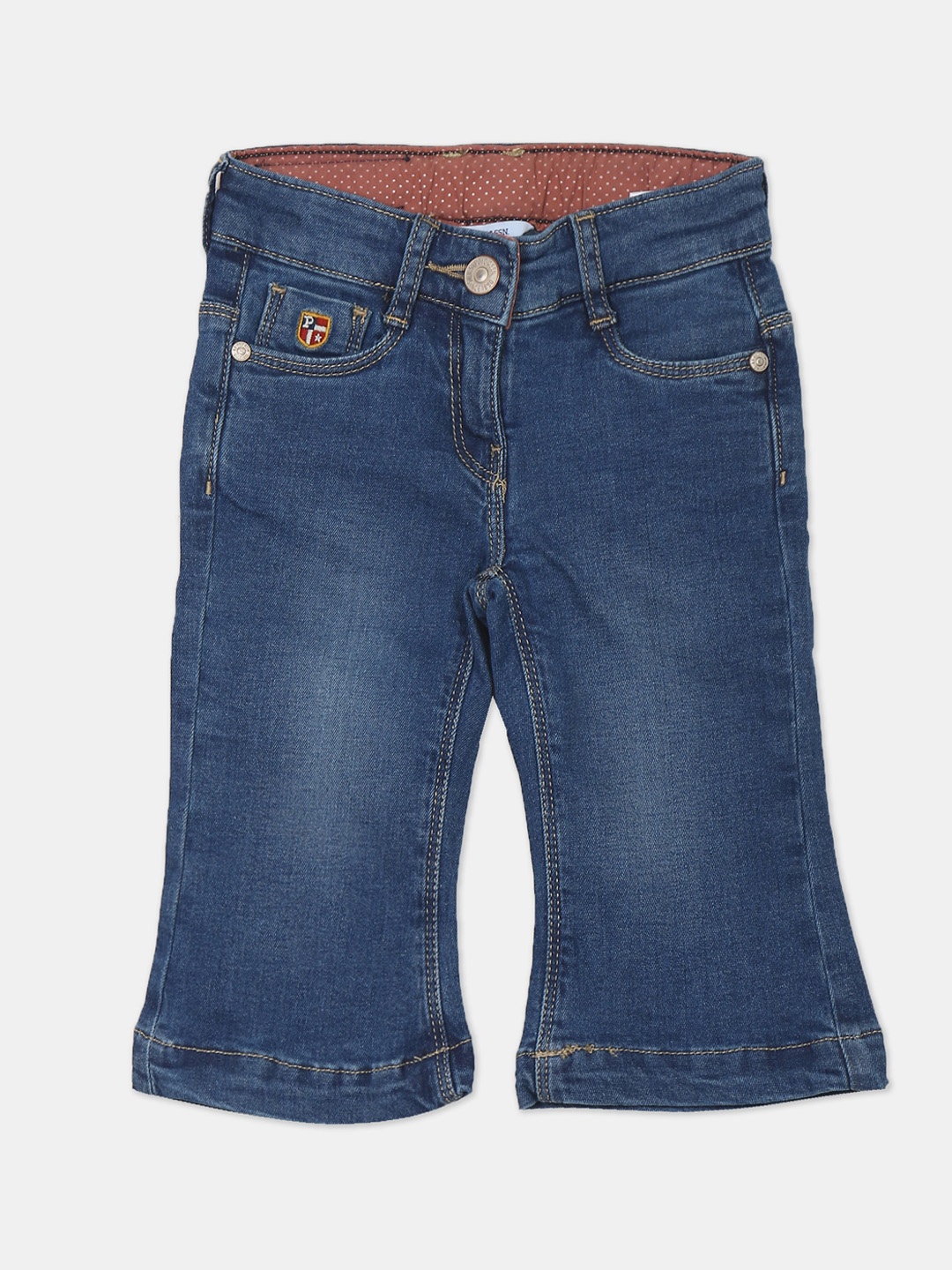 

U.S. Polo Assn. Kids Girls Blue Light Fade Jeans