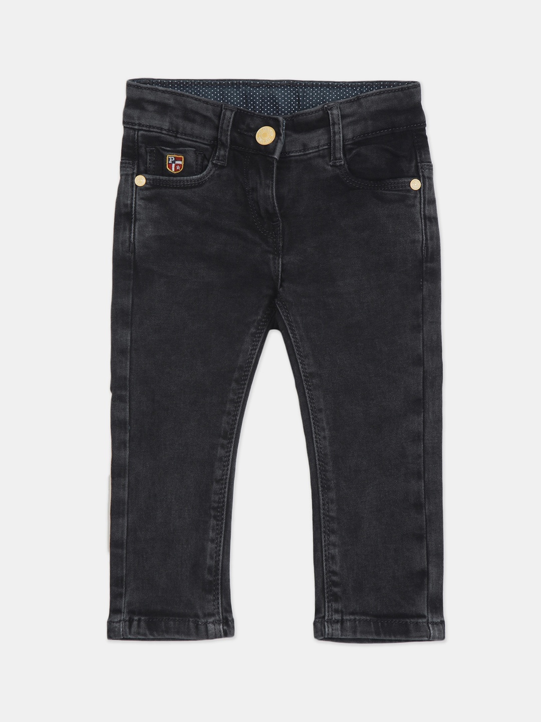 

U.S. Polo Assn. Kids Girls Grey Slim Fit Jeans