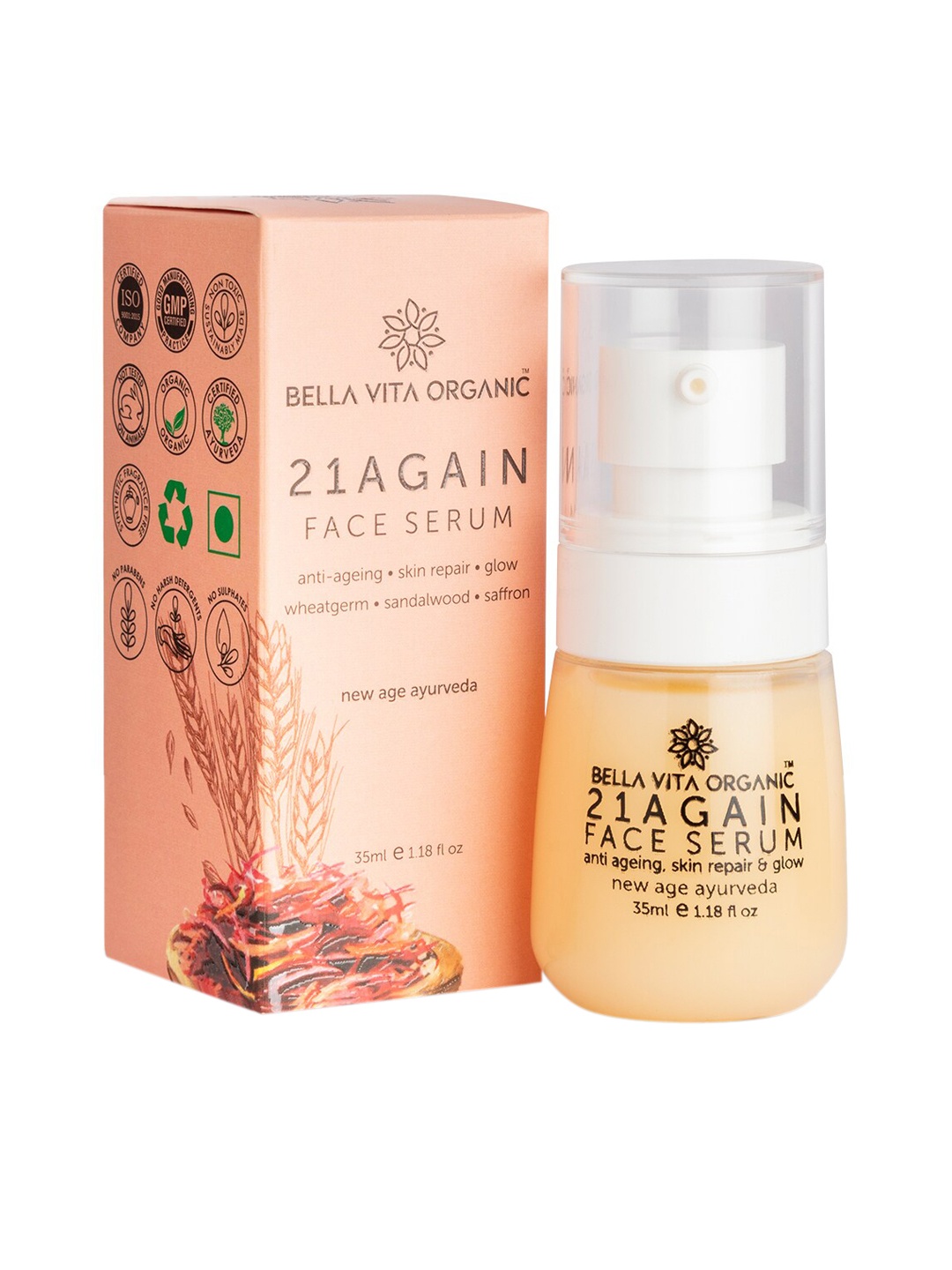 

Bella Vita Beige Anti Ageing & Skin Glow Face Serum 35 Ml
