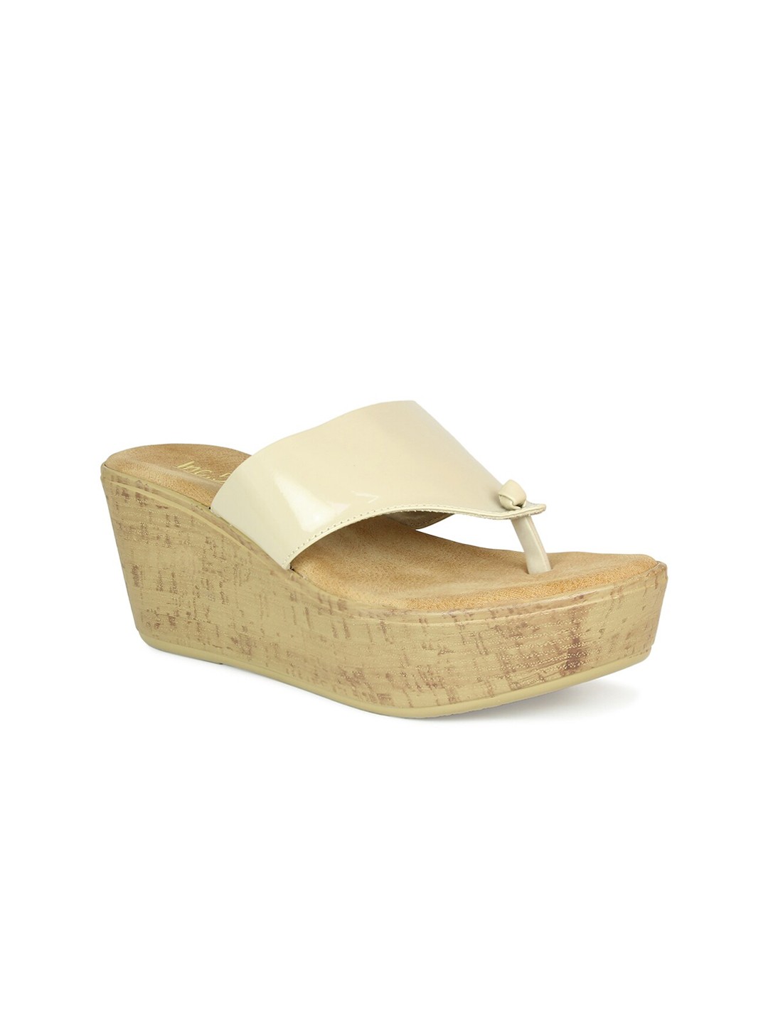 

Inc 5 Beige Wedge Sandals