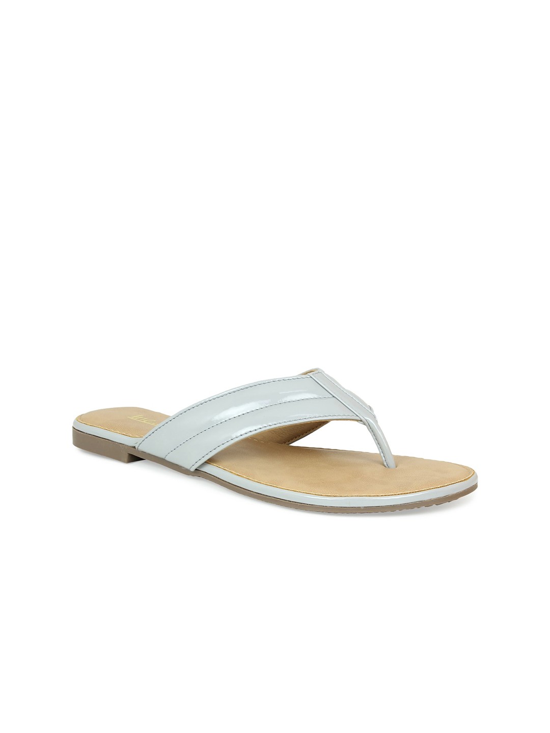 

Inc 5 Women Grey Open Toe Flats