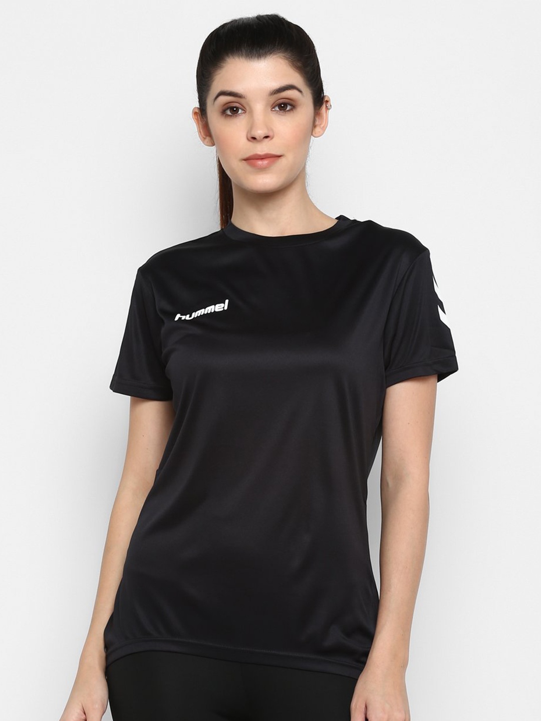 

hummel Women Black T-shirt