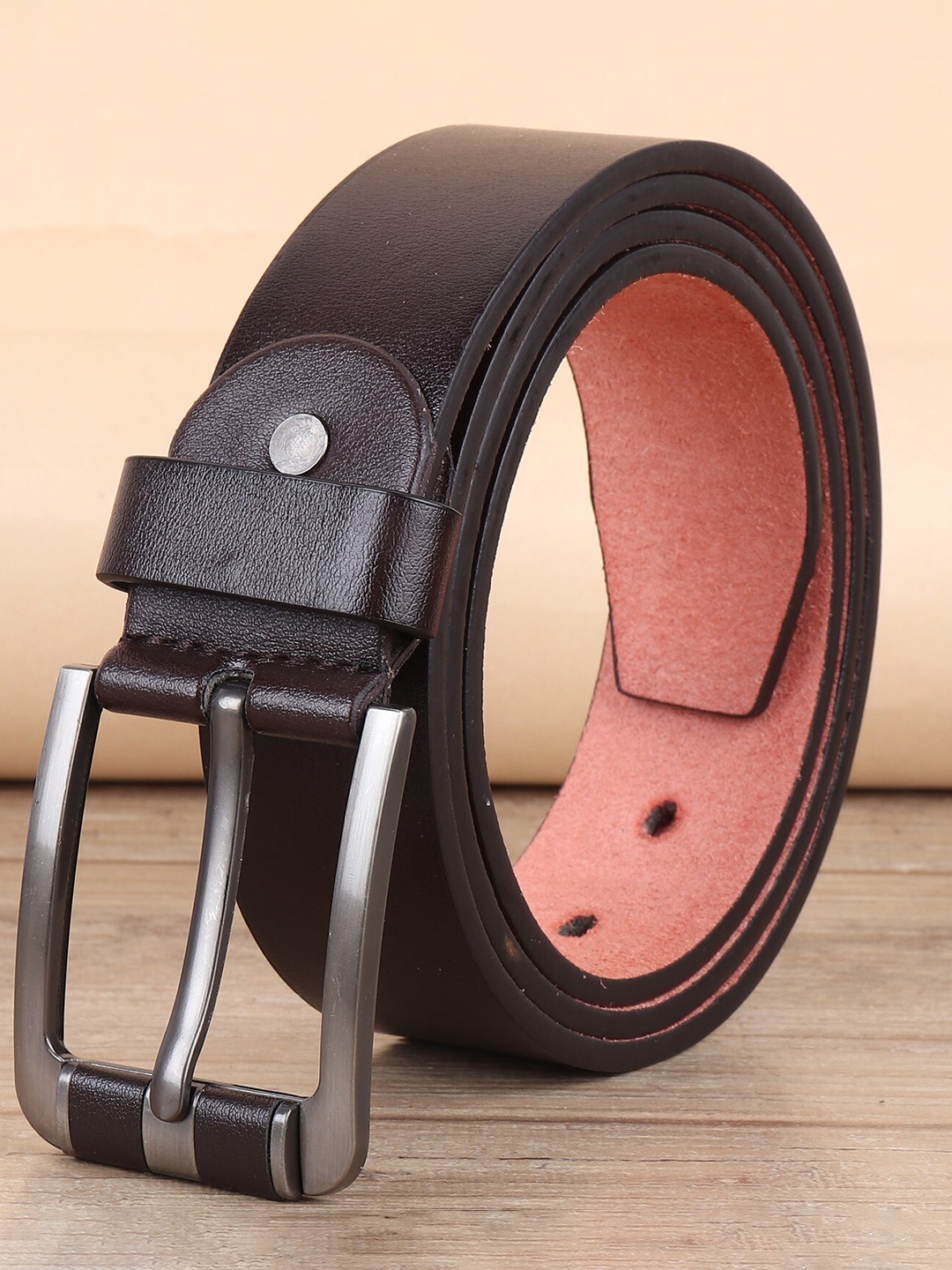 

Kastner Men Brown Solid Formal Belt