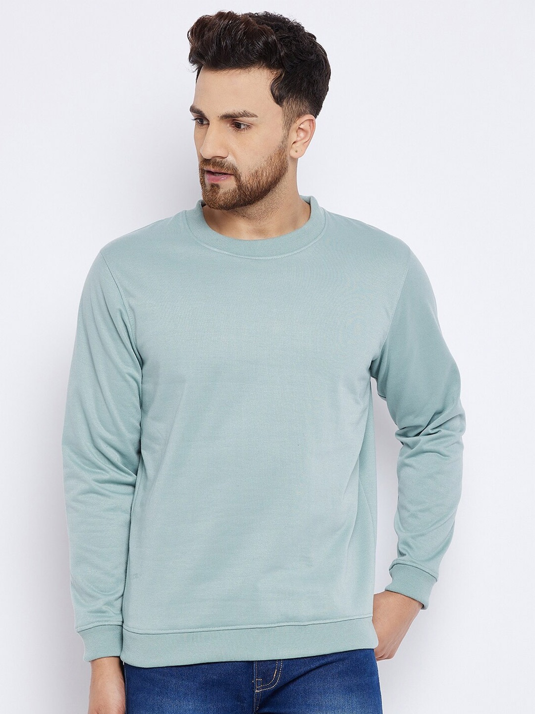 

FRENCH FLEXIOUS Men Blue Sweatshirt