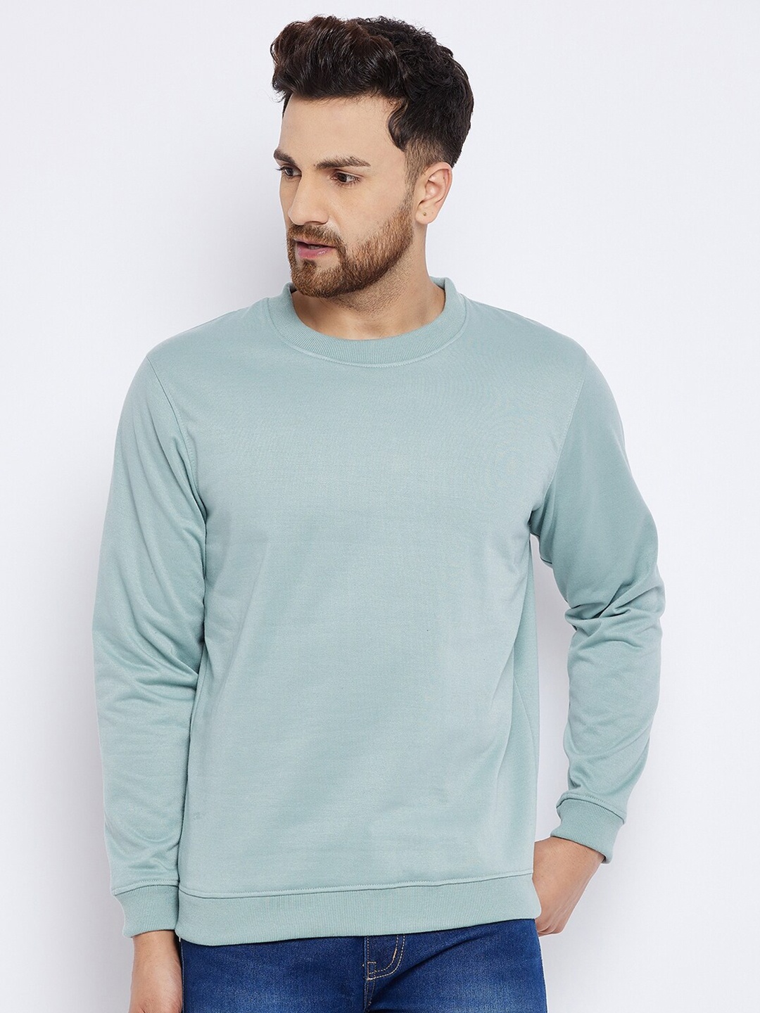 

FRENCH FLEXIOUS Men Blue Sweatshirt