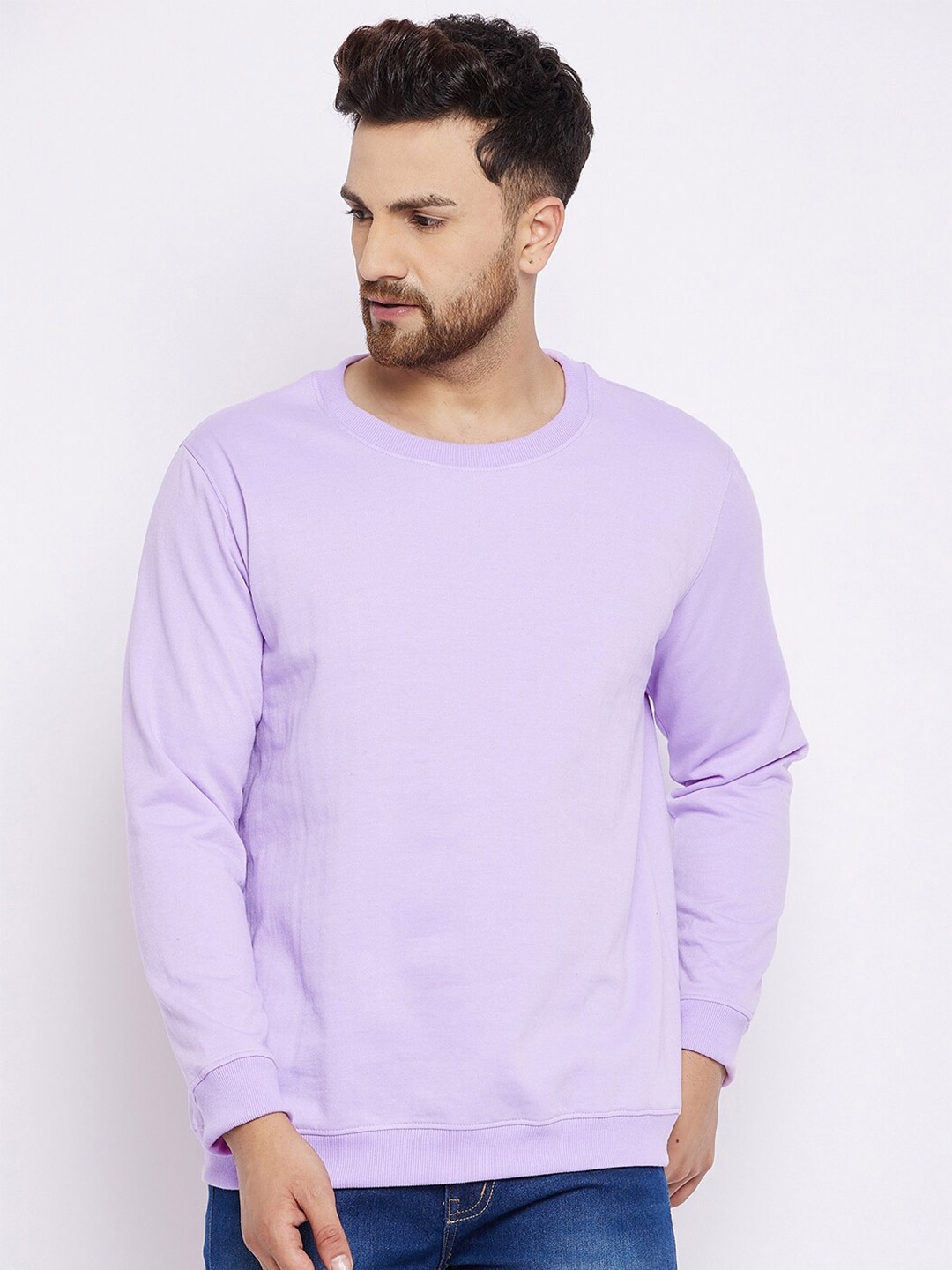 

FRENCH FLEXIOUS Men Purple Sweatshirt