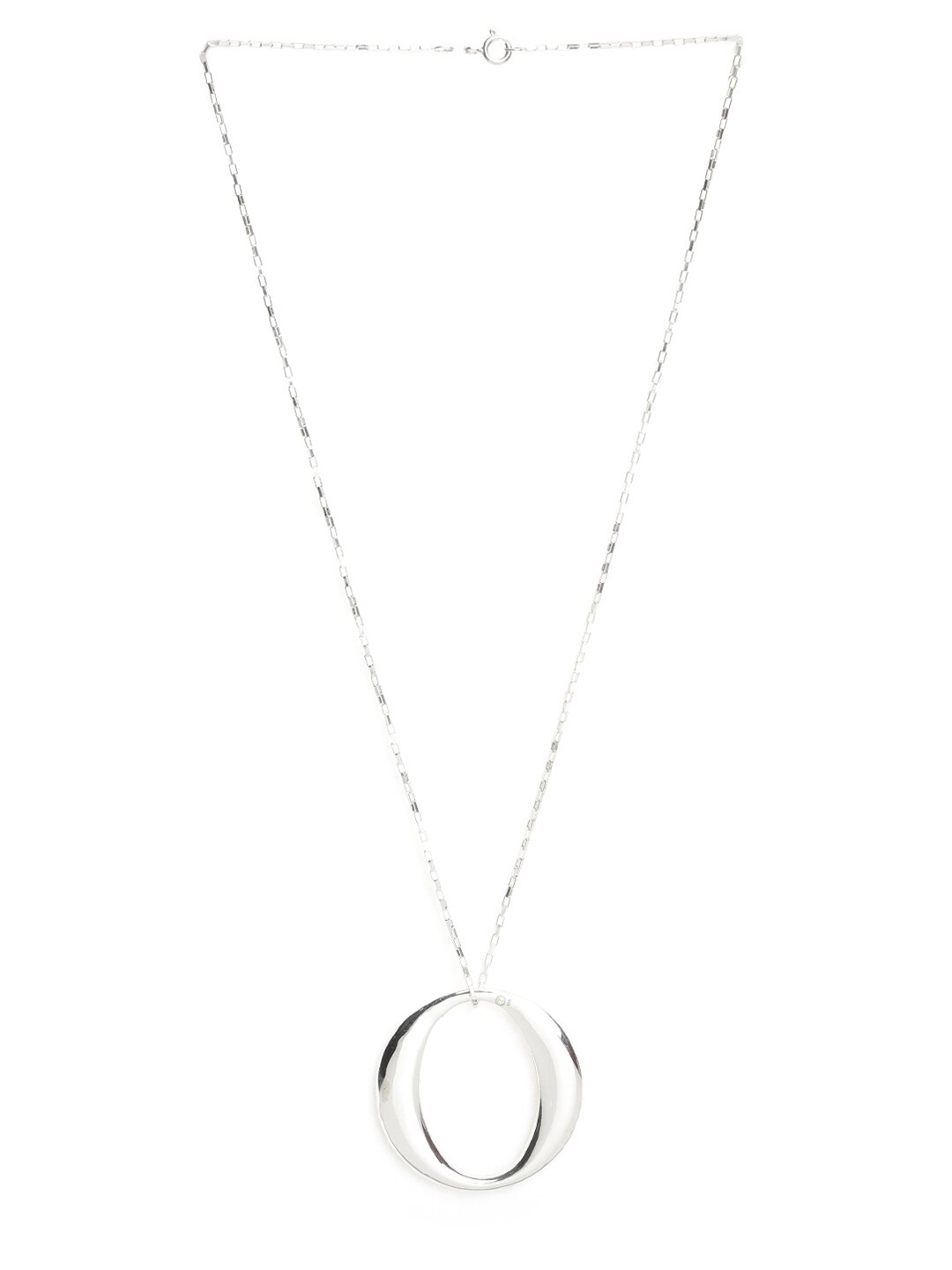 

TRISHONA Silver-Toned Sterling Silver Pendant and Neck chain