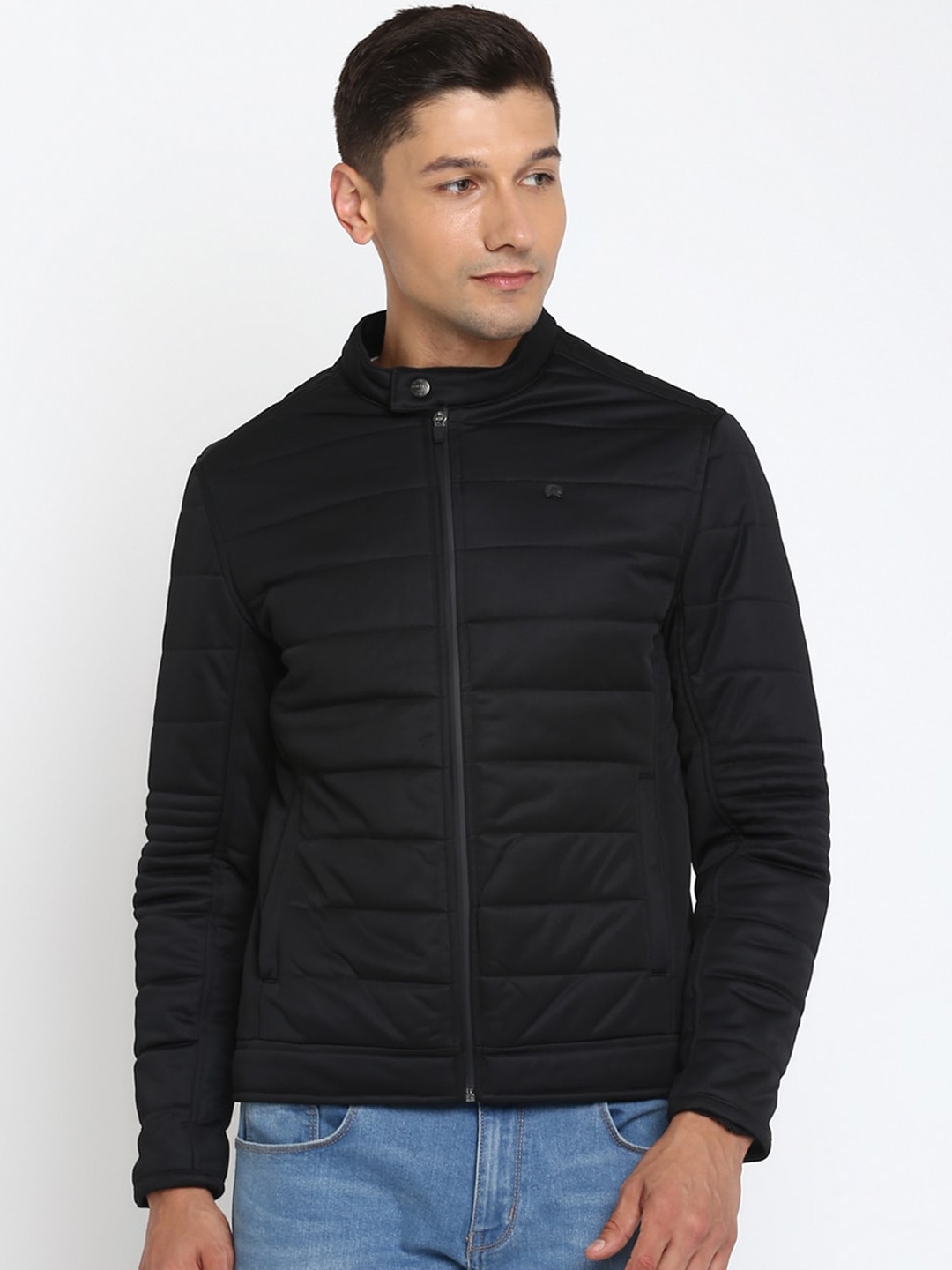 

Red Chief Men Black Water Resistant Puffer Jacket