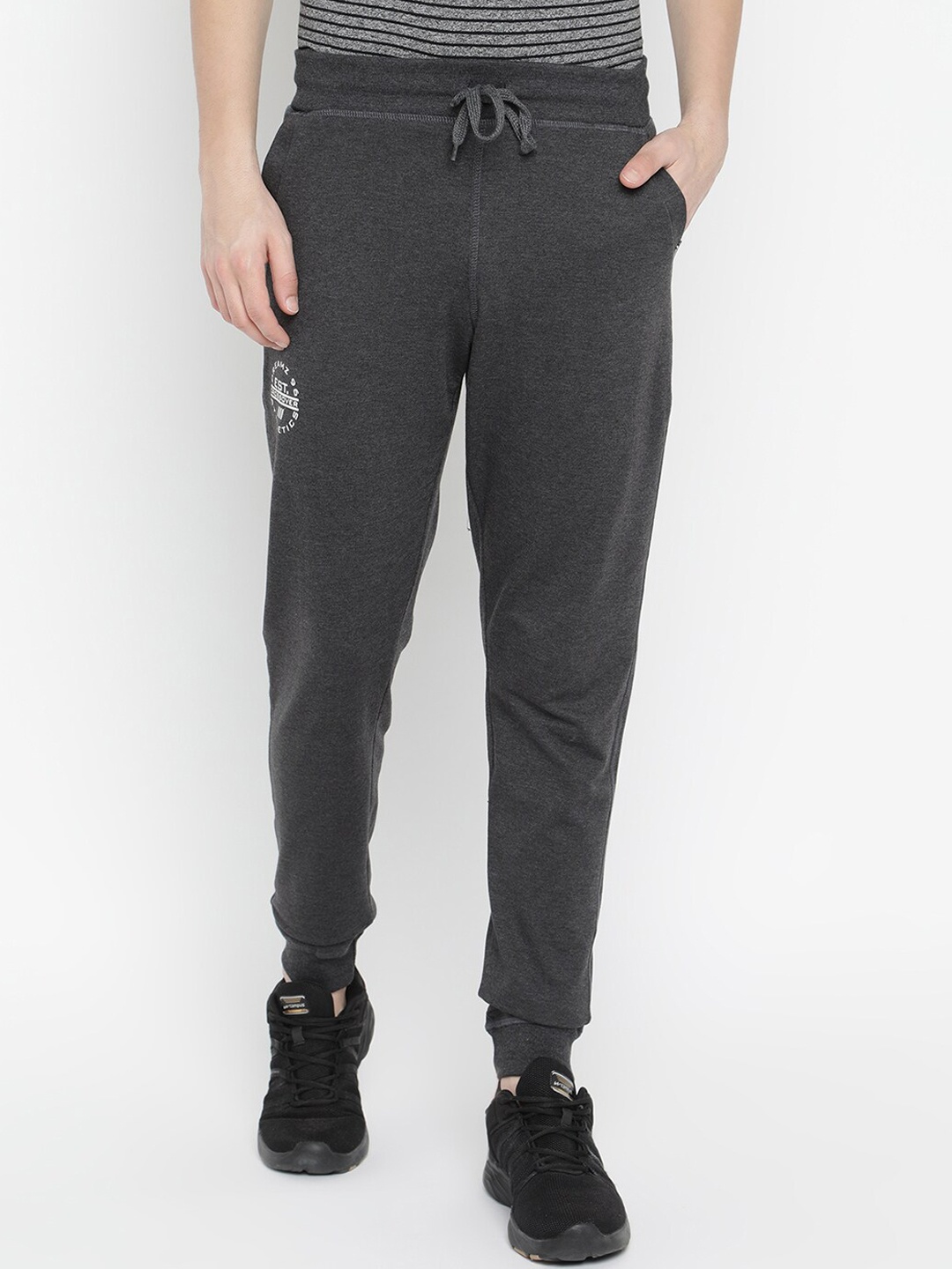 

V2 Value & Variety Men Grey Melange Lounge Pants