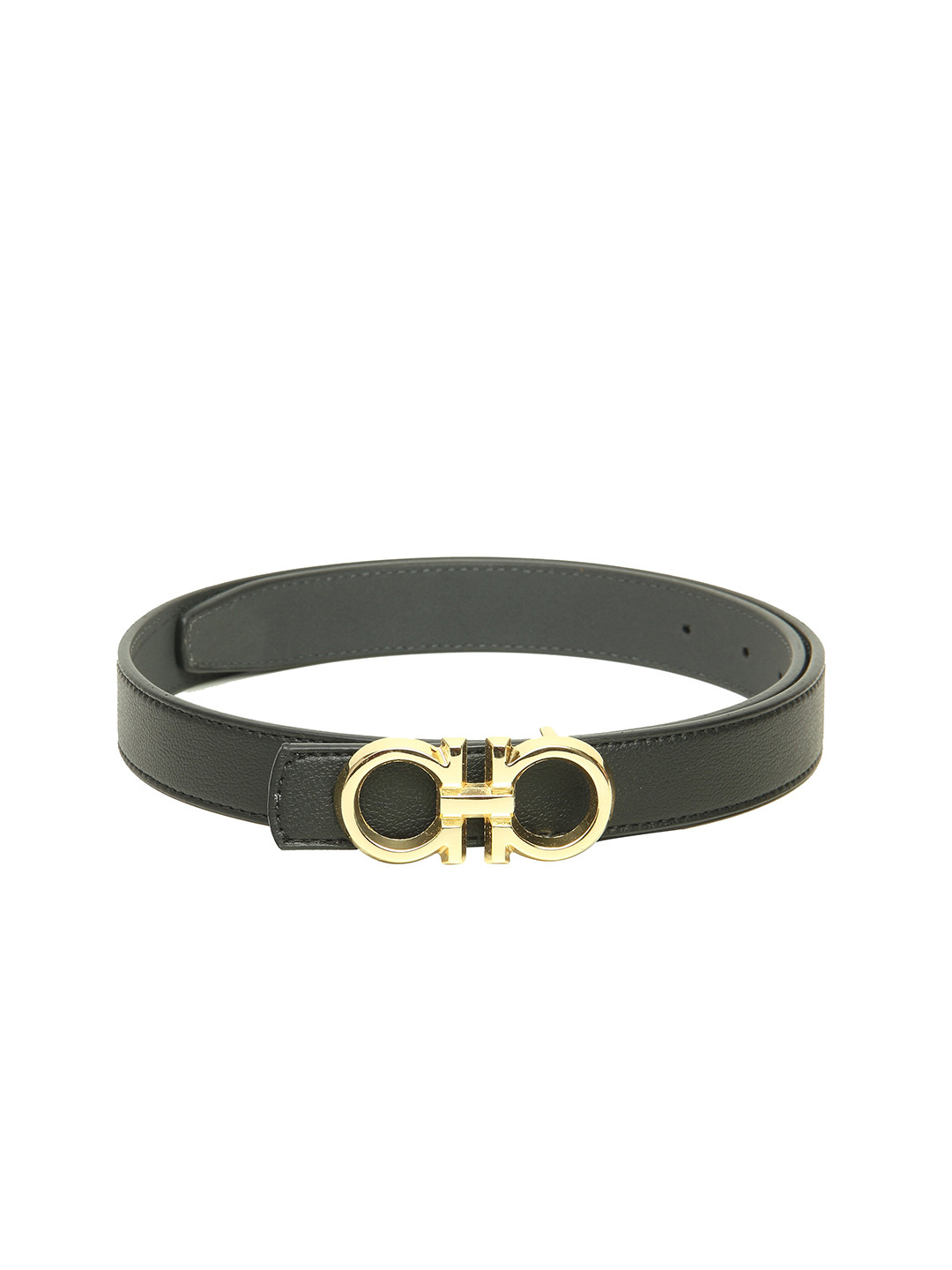 

Calvadoss Girls Black Textured Belt