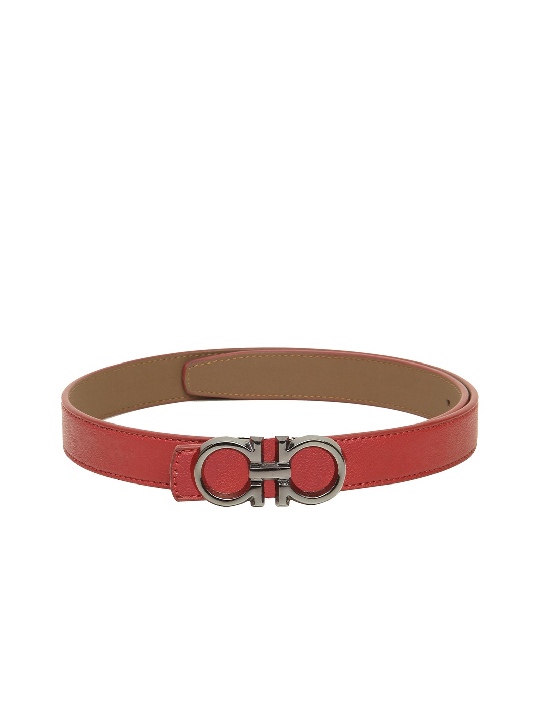 

Calvadoss Girls Red Textured Belt
