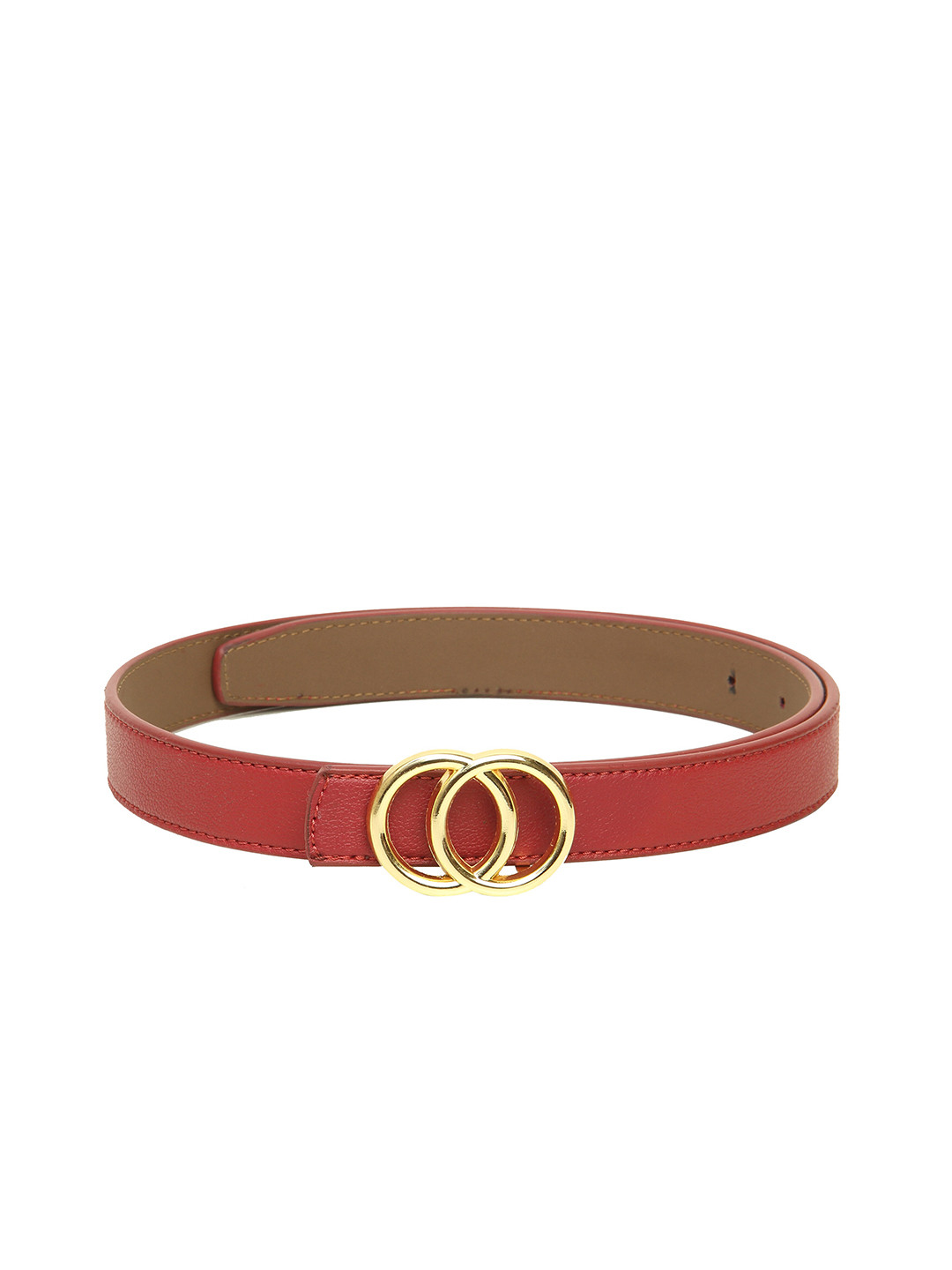 

Calvadoss Girls Red Textured Belt
