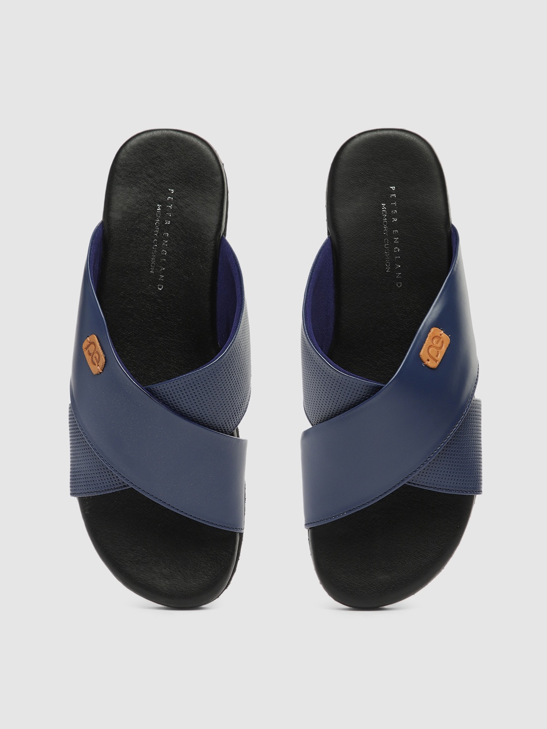 

Peter England Men Navy Blue Comfort Sandals