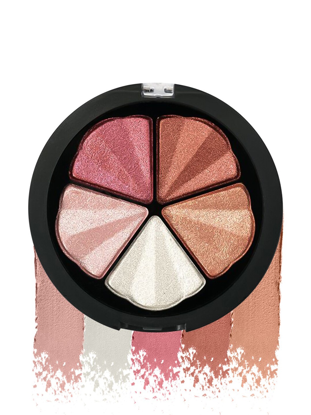 

MISS ROSE Transparent Glitter & Matte 5 Color Eyeshadow Palette 7001-016 04, Pink