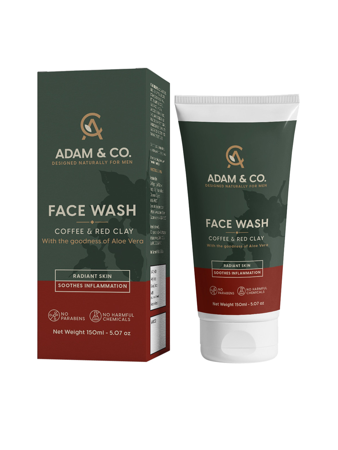

ADAM & CO Brown Clay Facewash with Goodness of Aloe Vera