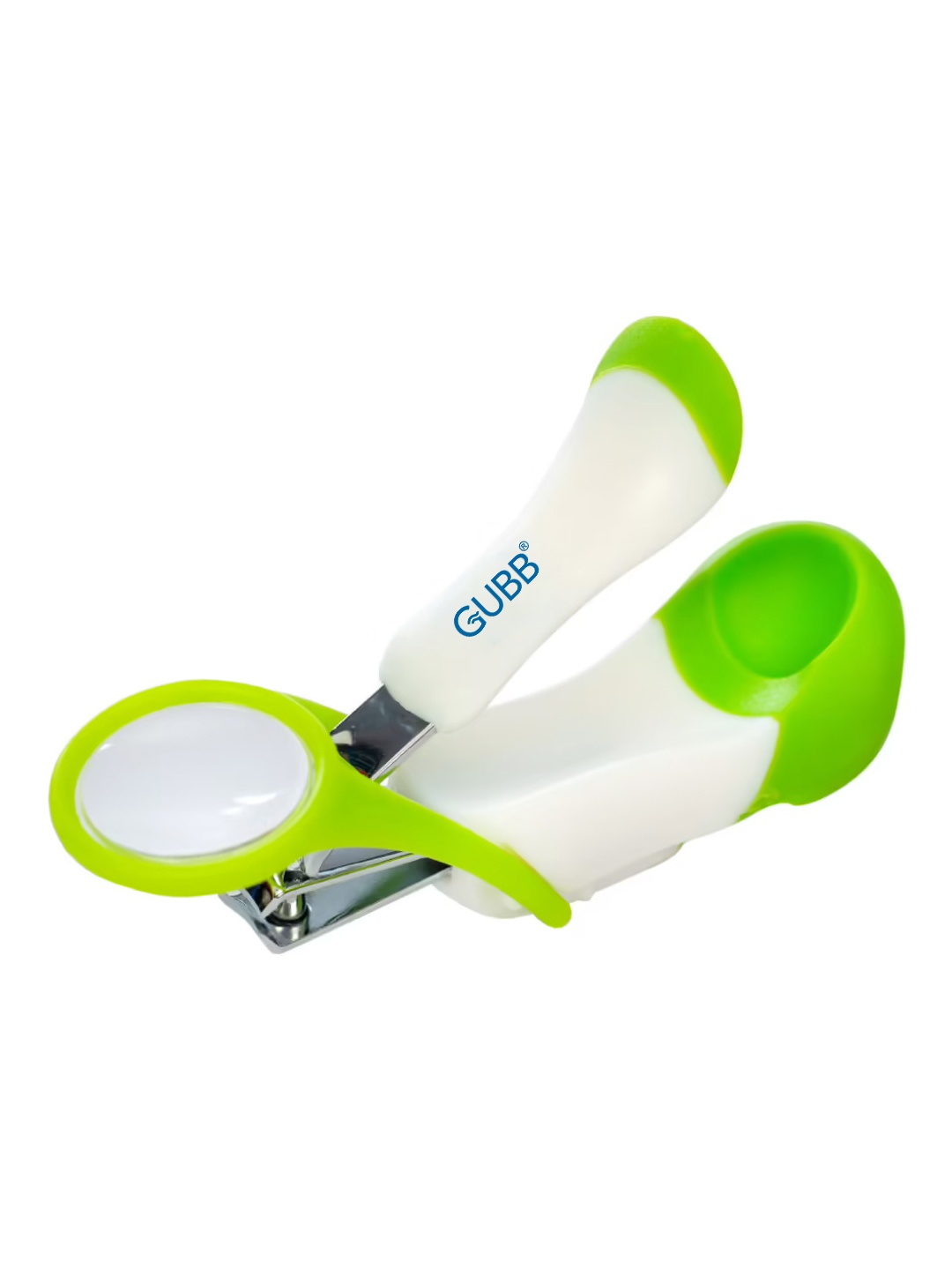 

GUBB Green White Baby Nail Cutter Clipper With Magnifier