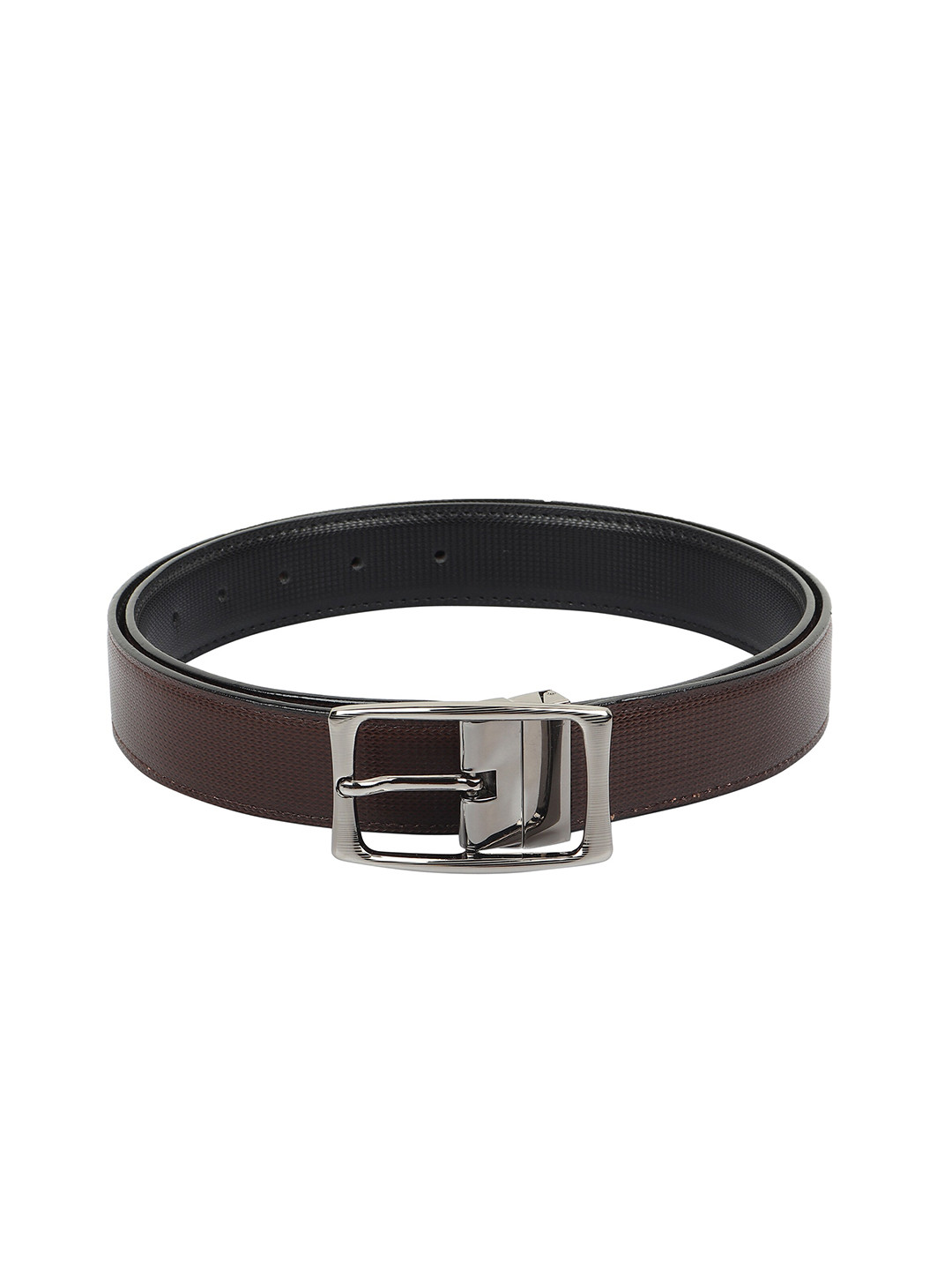 

Kastner Men Brown & Black Solid Reversible Belt