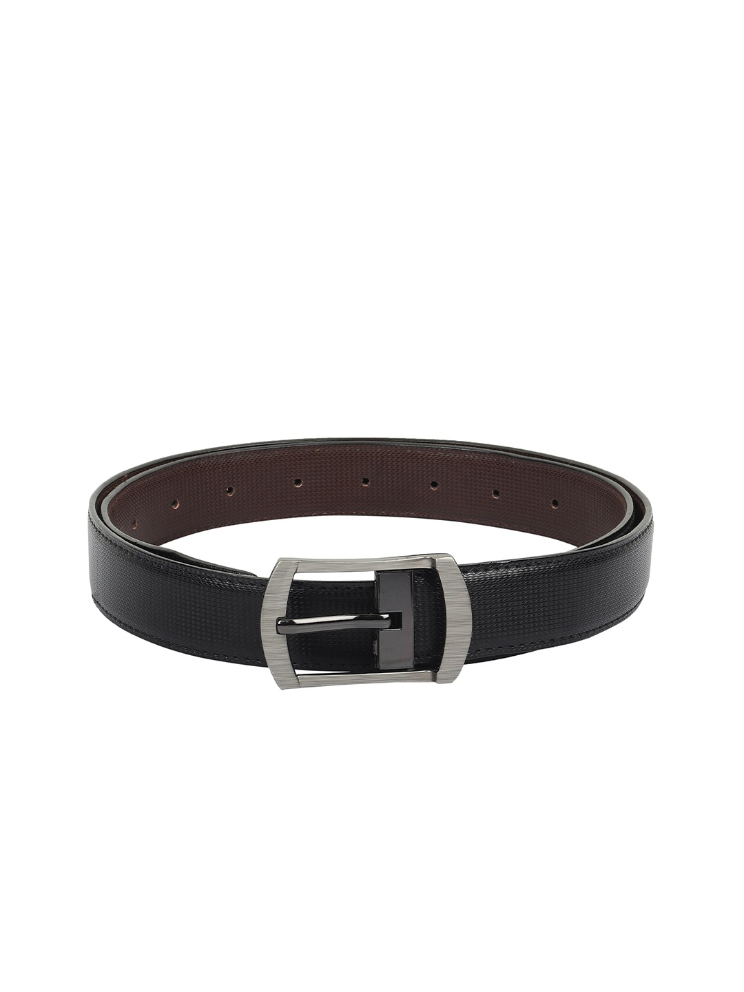 

Kastner Men Black Textured Formal Belt