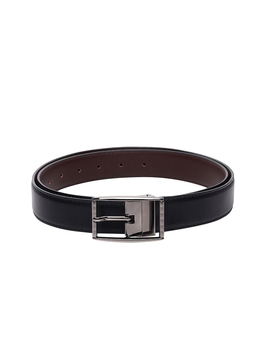 

Kastner Men Black Textured Formal Belt