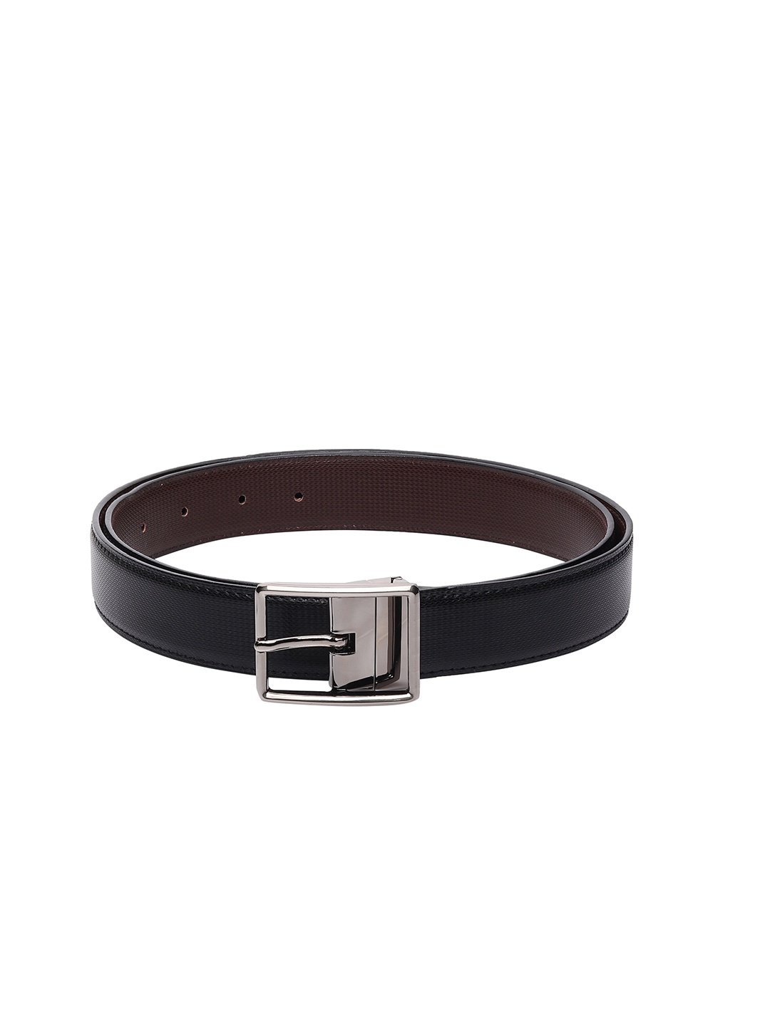 

Kastner Men Black Textured Formal Belt