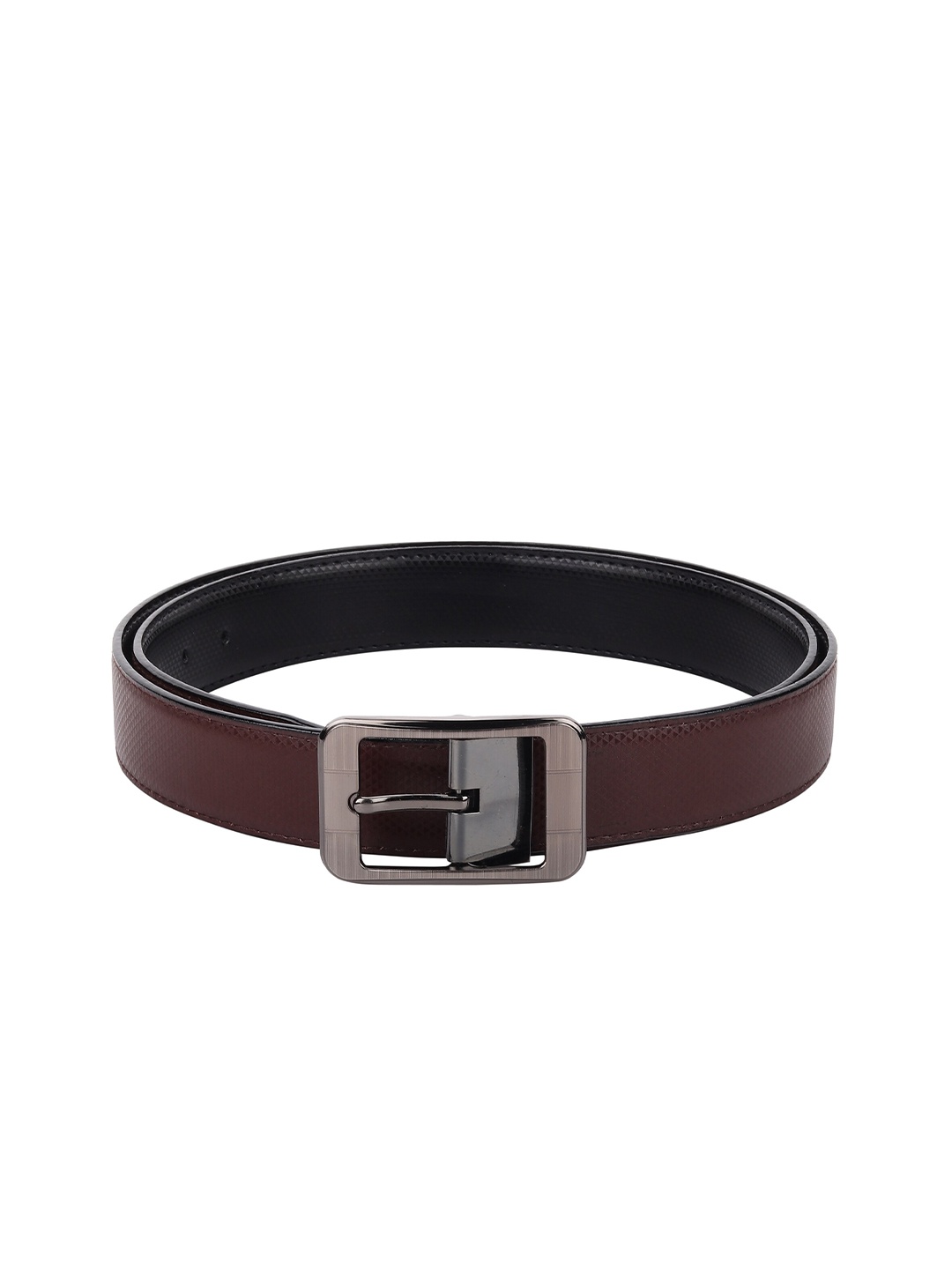 

Kastner Men Brown & Black Solid Reversible Belt