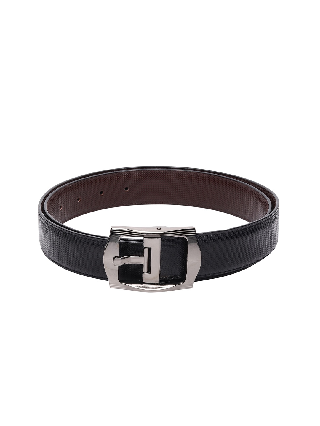 

Kastner Men Black Textured Formal Belt