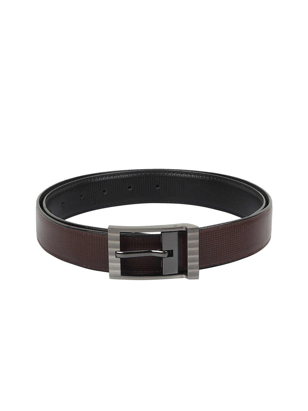 

Kastner Men Brown Textured Reversible Formal Belt