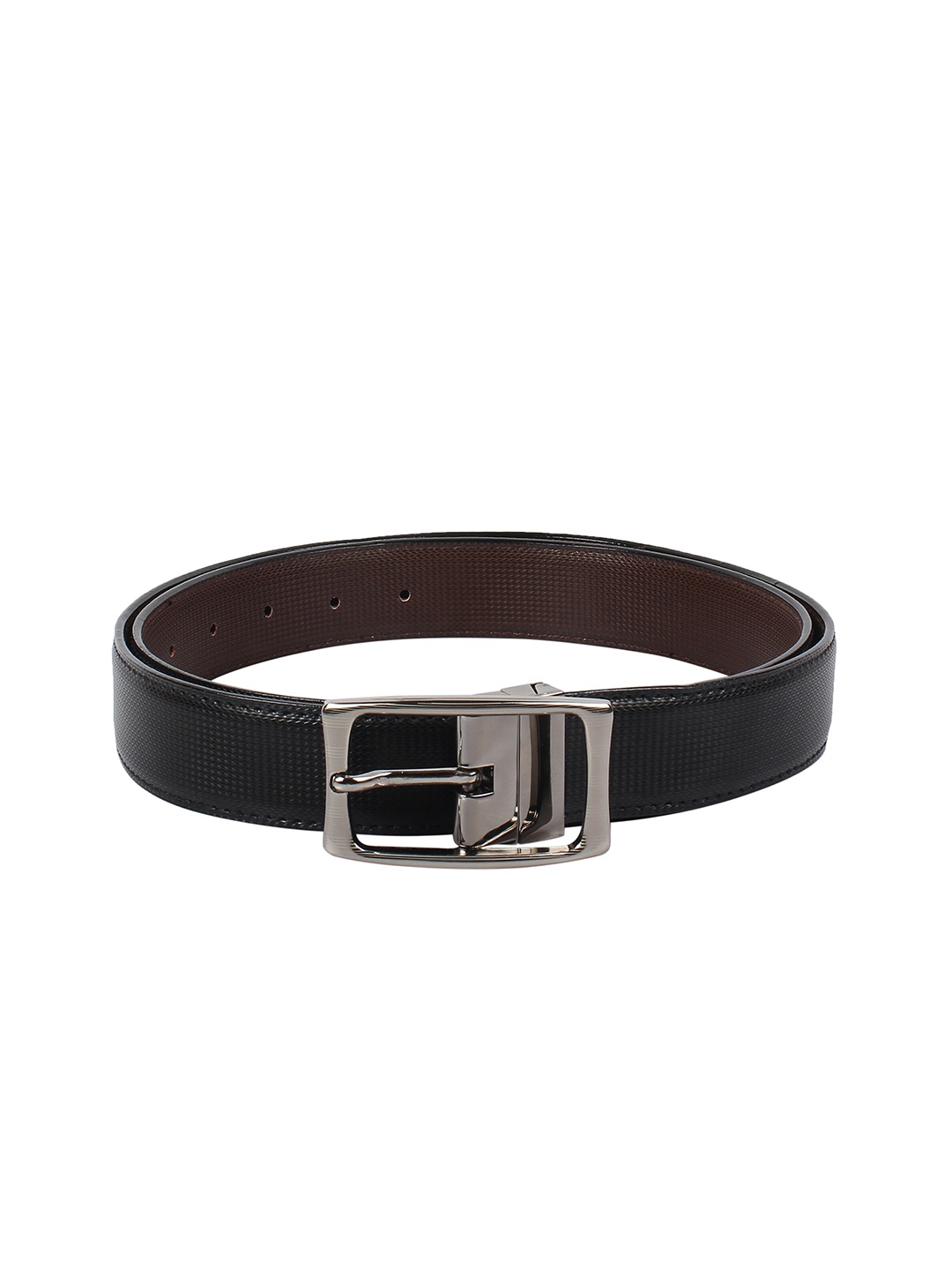 

Kastner Men Black Textured Formal Belt