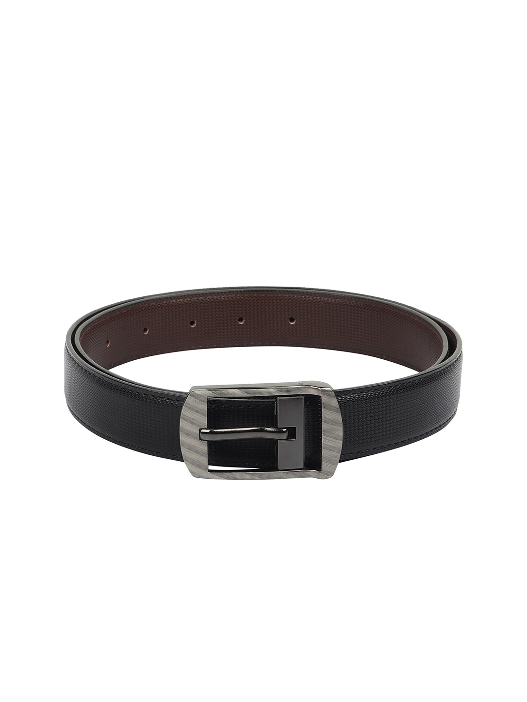 

Kastner Men Black & Brown Textured Reversible Formal Belt