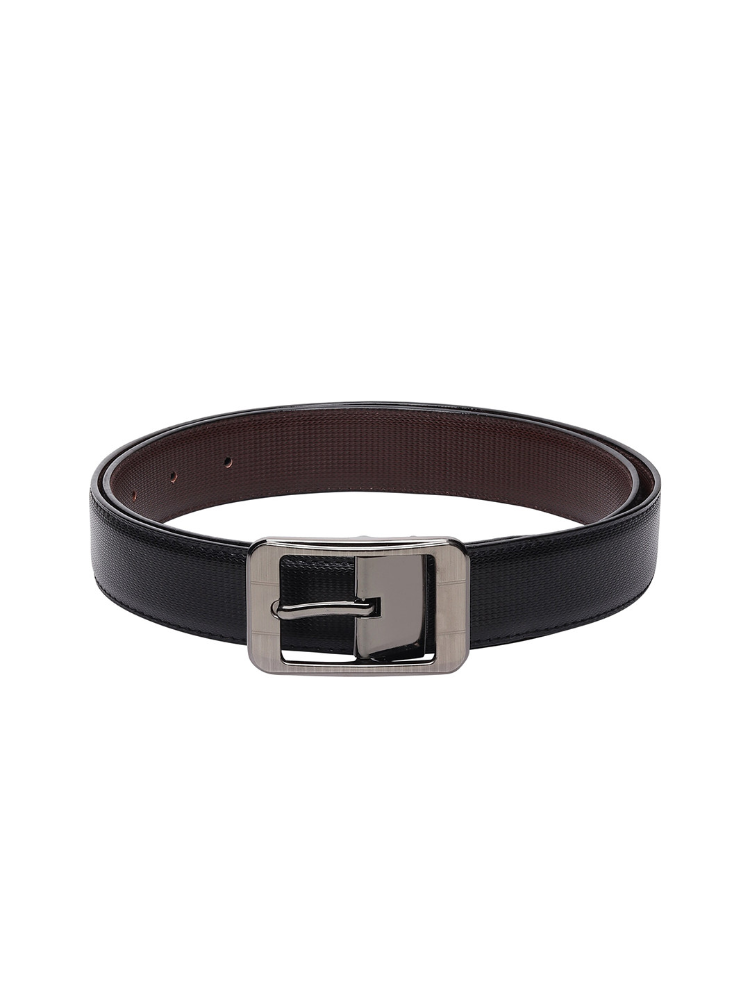 

Kastner Men Black Textured Formal Belt