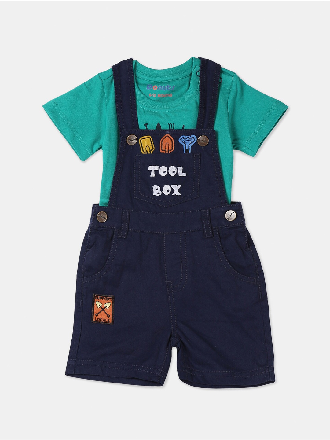 

Donuts Boys Assorted Printed T-shirt with Capris