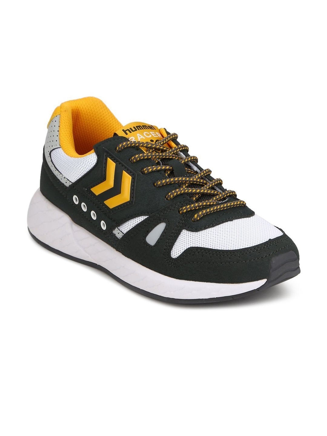 

hummel Unisex Olive Green Colourblocked Legend Marathona Sneakers
