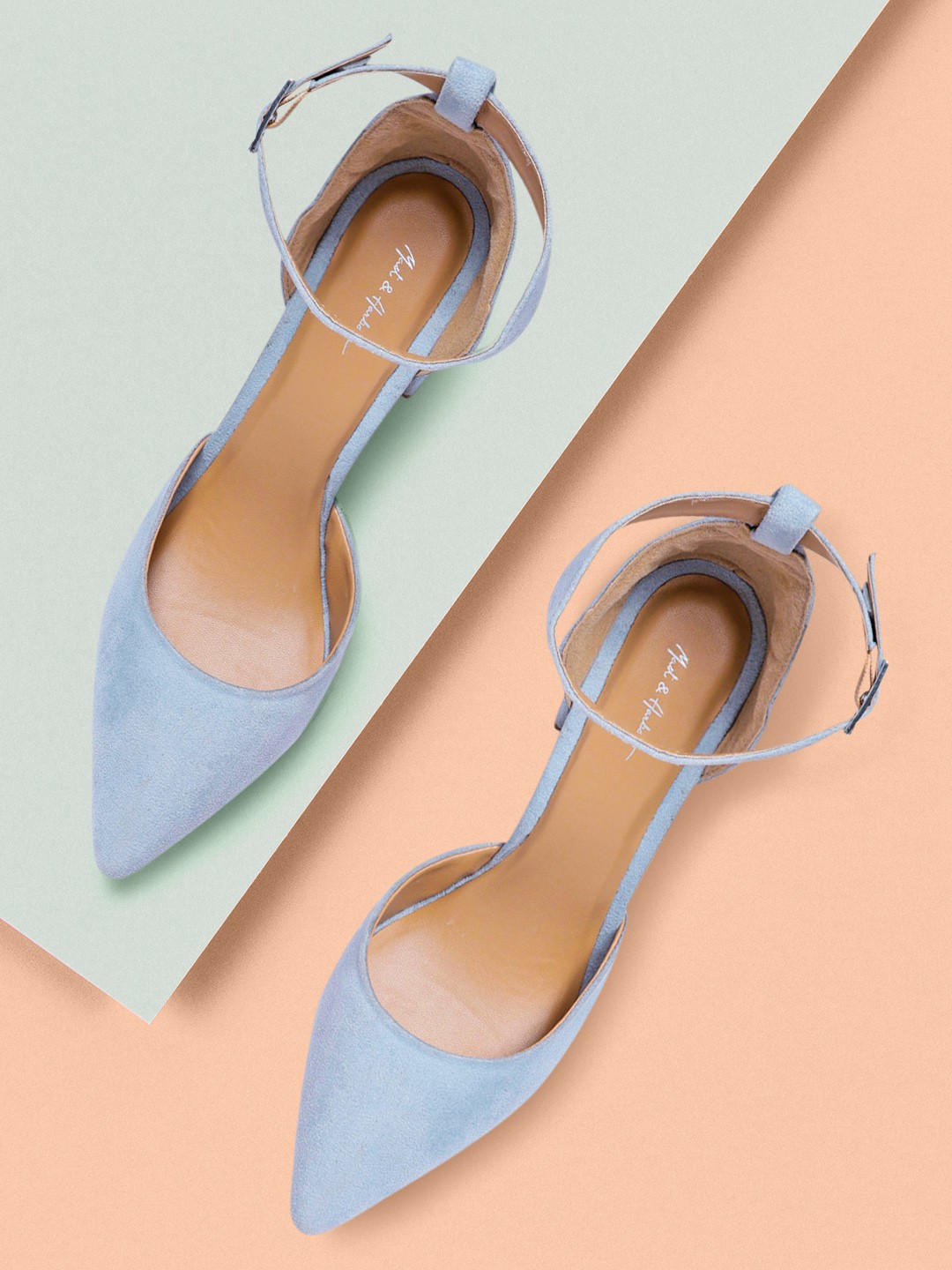 

Mast & Harbour Blue Solid Pumps