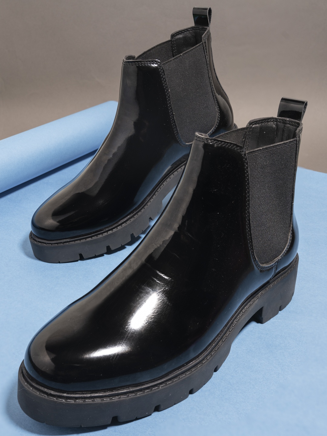 

El Paso Women Black Flat Boots