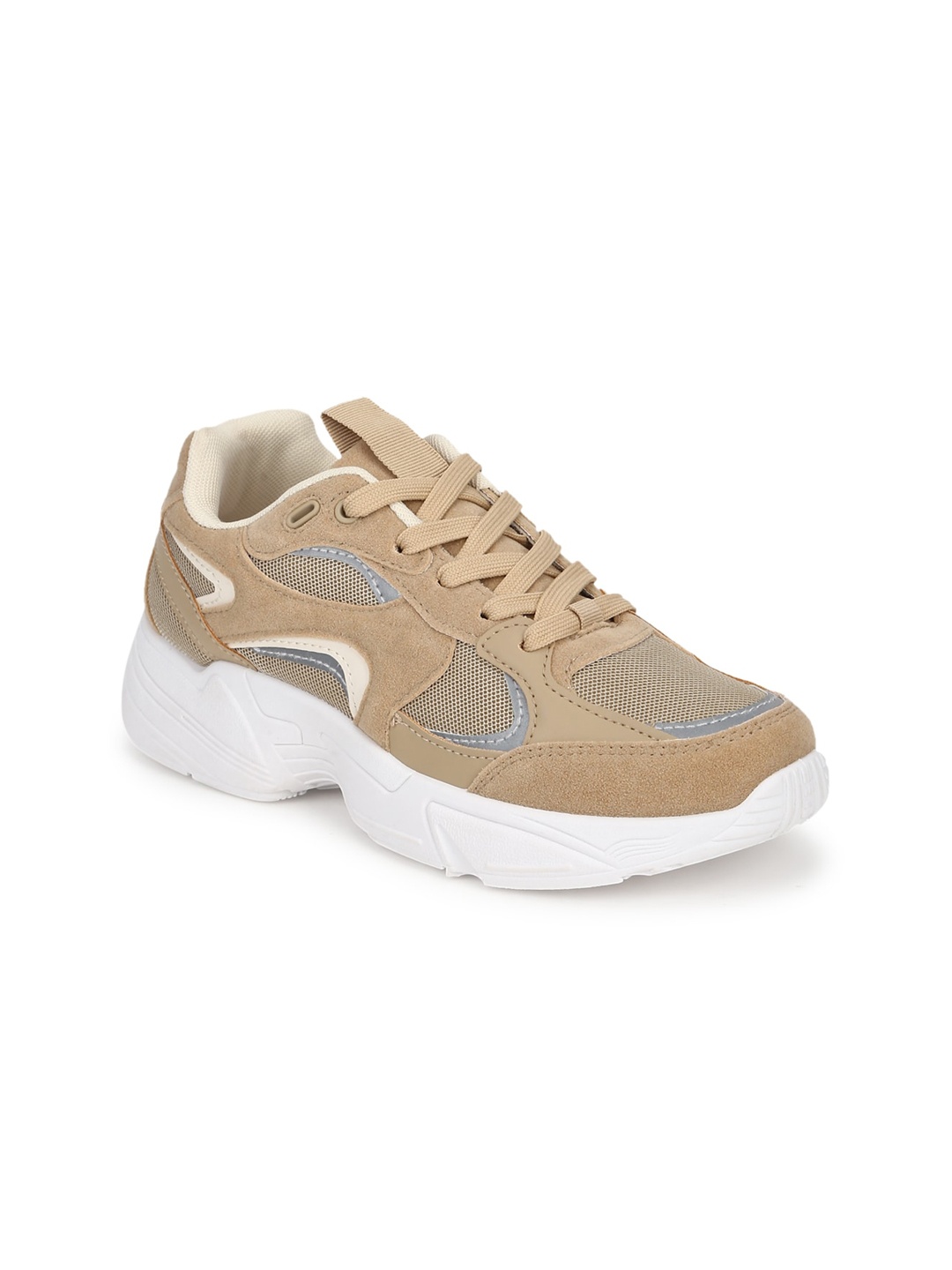 

Truffle Collection Women Brown Suede Sneakers