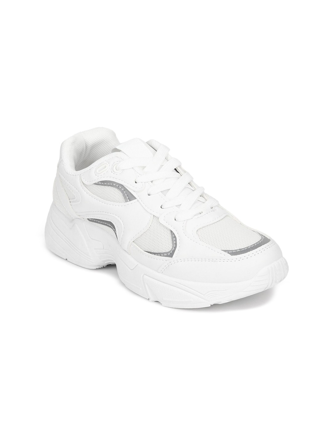 

Truffle Collection Women White PU Sneakers