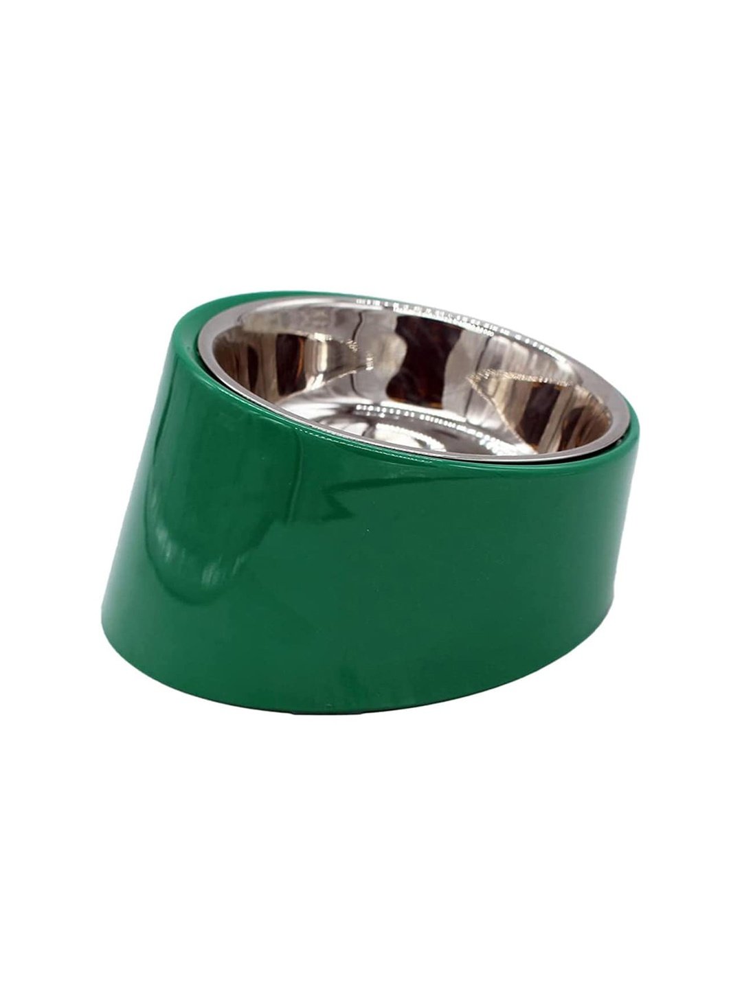

Emily pets Green Solid Pet Melamine Bowl Feeder