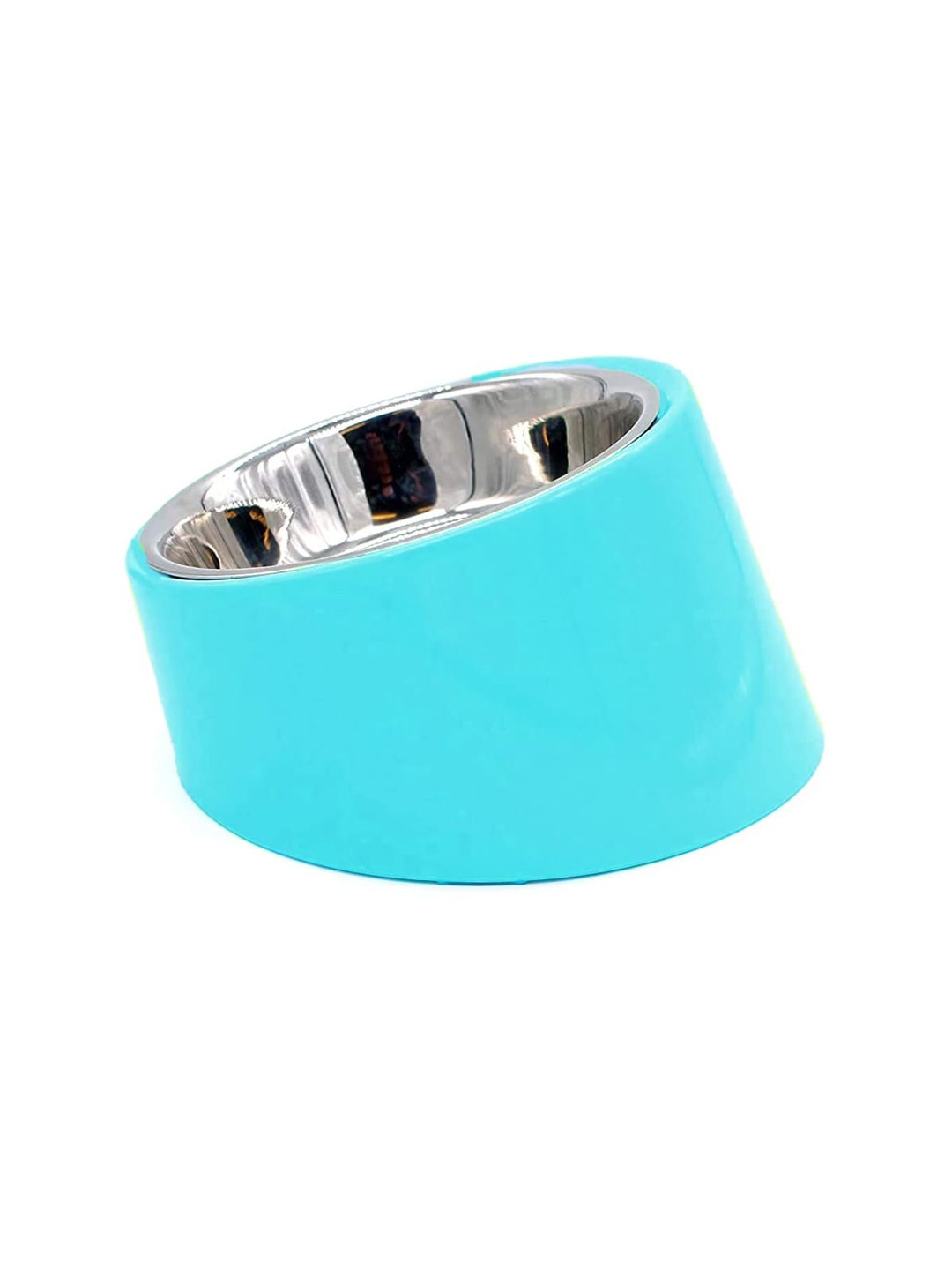 

Emily pets Blue Solid Pet Melamine Bowl Feeder