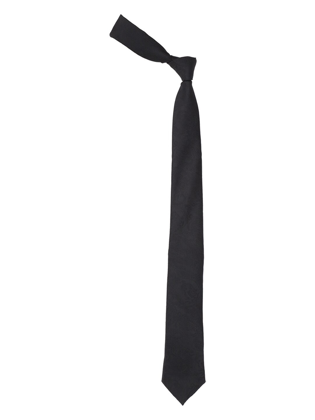 

Van Heusen Men Black Woven Design Broad Tie