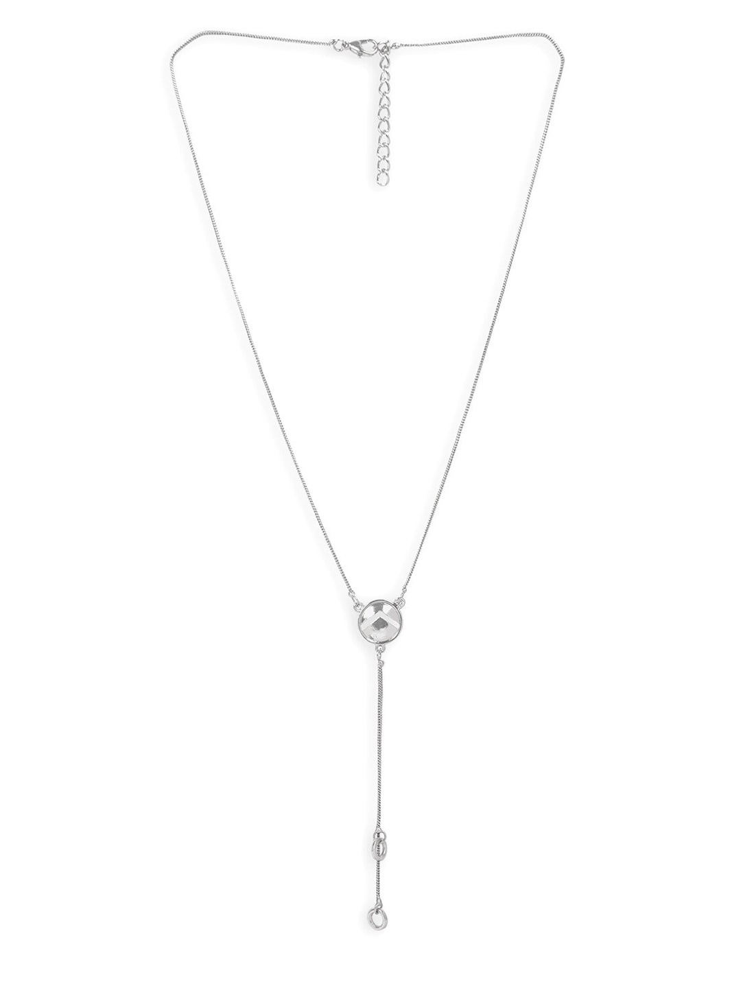 

March by FableStreet Silver-Plated Handcrafted Necklace