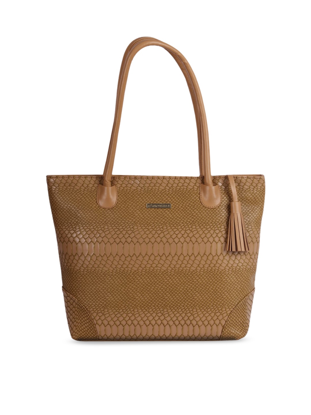 

Aeropostale Tan Brown Textured Structured Shoulder Bag