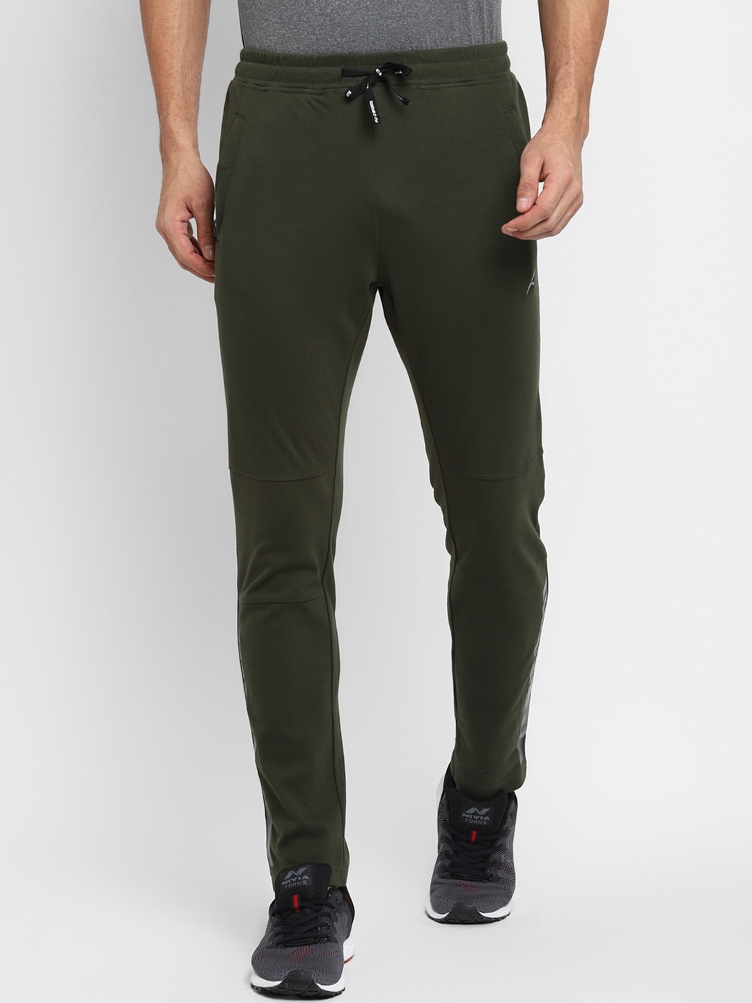 

FURO by Red Chief Men Olive-Green Solid Track Pants