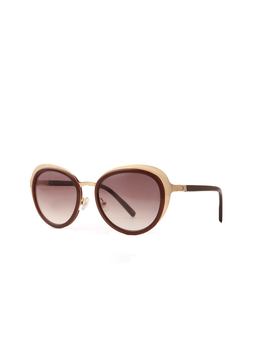 

Tommy Hilfiger Women Brown Lens & Brown Cateye Sunglasses with UV Protected Lens