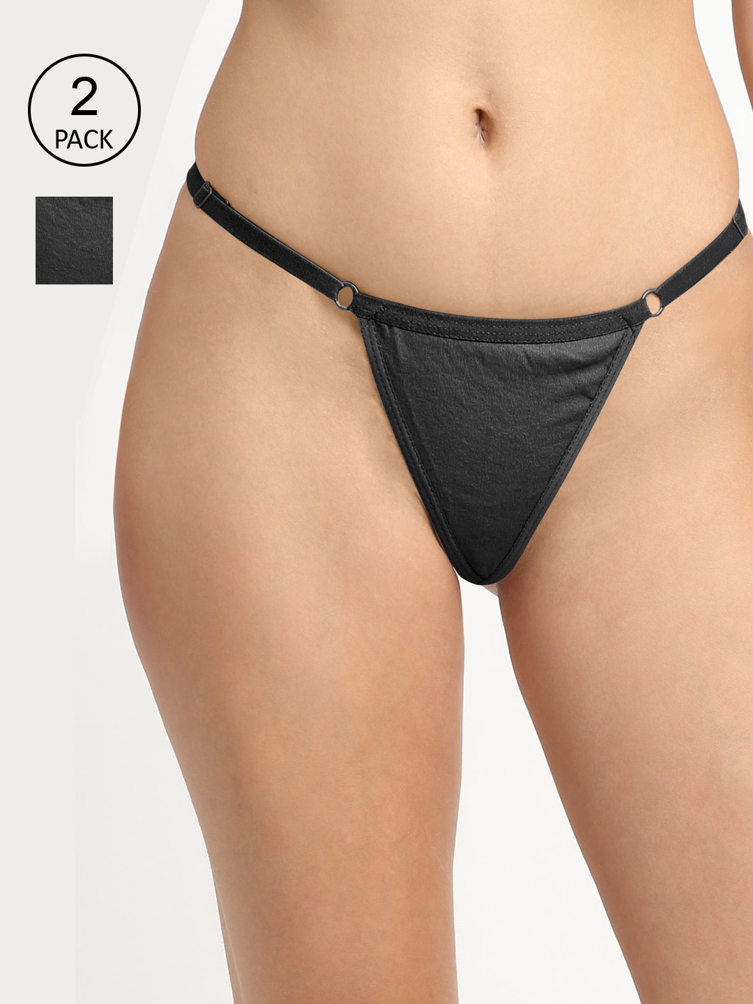 

Friskers Women Black Cotton Bikini Briefs 2O-320-01-320-01-30