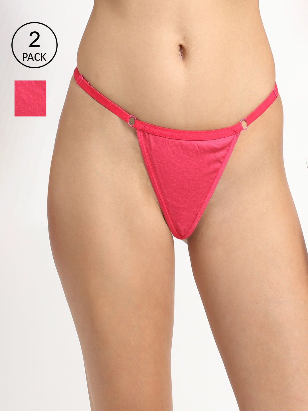 

Friskers Women Pack of 2 Pink Cotton Panties