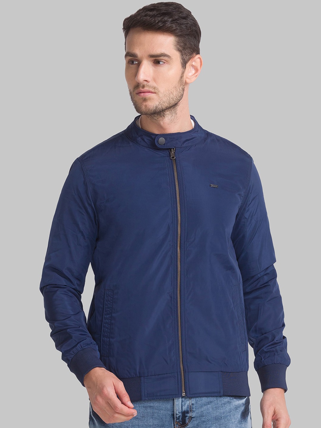 

Parx Men Blue Bomber Jacket