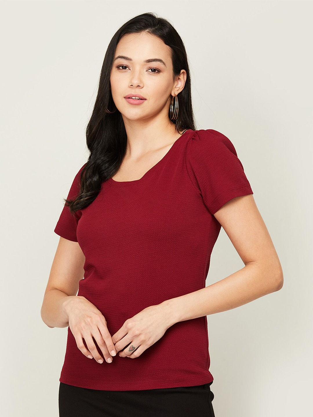 

CODE by Lifestyle Red Regular Top