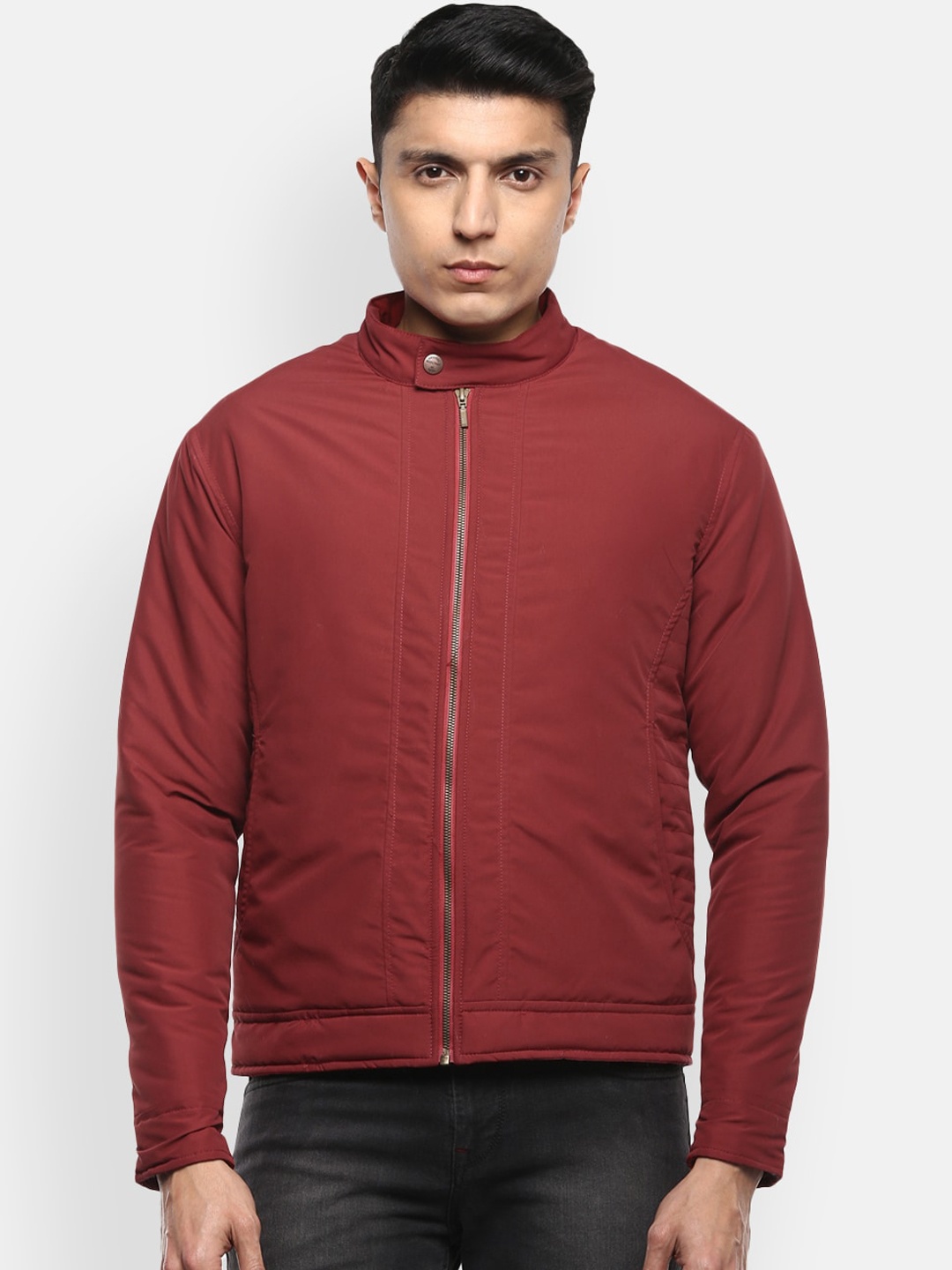 

Red Chief Men Red Water Resistant Padded Jacket